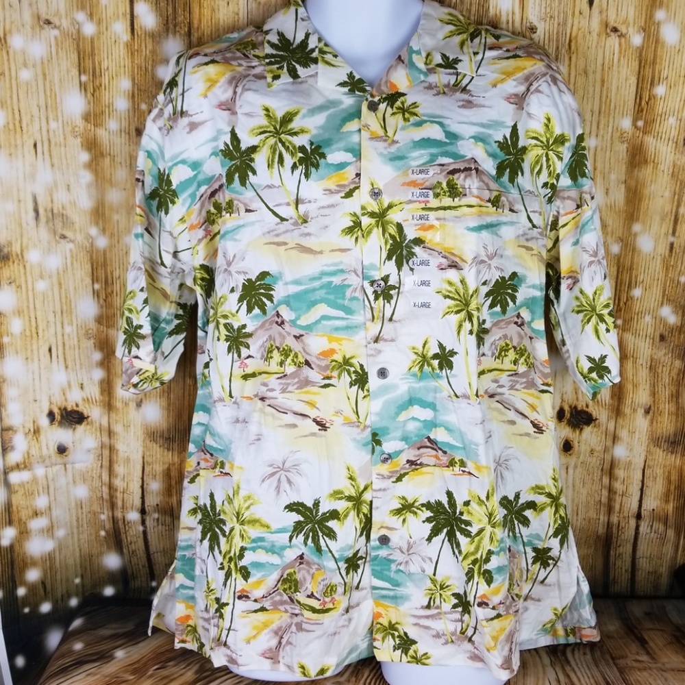 Kona Kai Trading Co. Mens sz XL Aloha shirt Hawaii